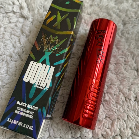 Uoma Beauty Savage Black Magic High Shine Lipstick Hypnotic Impact BNIB - Picture 4 of 12